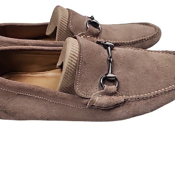 Peter Millar Mens SZ 9M Brown Suede Leather Horse Bit Driving Loafers MF15F06 main image 10